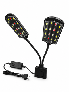 چراغ LED دو شاخه آکواریوم مدل X7 (دو بازو)